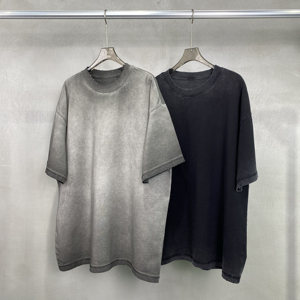 Camisetas de gran tamaño con serigrafía personalizada para hombre, Camiseta de algodón con estampado DTF y DTG recortada para ropa urbana - Product Image 6