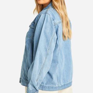 Chaquetas Vaqueras Personalizadas con Logotipo para Mujer, Elegantes, Cómodas, de Tela Suave, Ligeras, Informales para Uso Diario - Product Image 2