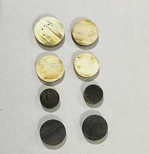 Botón de cuerno de Búfalo Blanco de alta calidad, botones decorativos de cuerno de vaca africana, botones en blanco, industria directa, artesanía mundial - Product Image 5