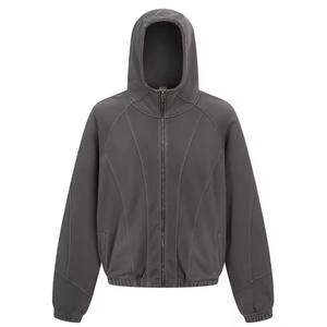 Sweat à capuche personnalisé avec logo, blocs de couleur, 100% coton, patchwork, style unique, fabriqué par Hanger Impex - Product Image 6