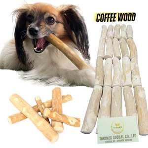 Natural Coffee Wood <b>Dog</b> Chew Long Lasting EcoFriendly Pet <b>Toy</b> - Product Image 1