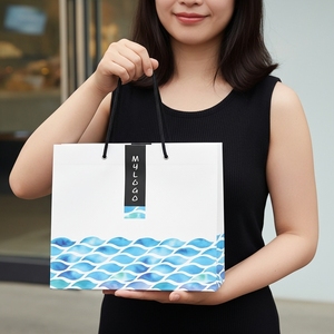 ถุงกระดาษที่ทนทานเป็นมิตรกับสิ่งแวดล้อมสำหรับช้อปปิ้งของขวัญบรรจุภัณฑ์อาหารเครื่องสำอางเสื้อผ้าเครื่องประดับและงานปาร์ตี้ที่โปรดปราน - Product Image 5