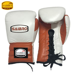 Gants de boxe MMA sur mesure de haute qualité Offres Spéciales dentelle dragonne réglable matériel en cuir de qualité pour la main de compétition - Product Image 5