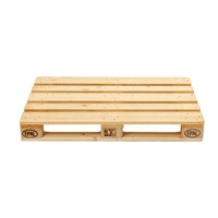 Palets EURO de Cuatro Entradas para Envío, Palet de Madera Maciza para Embalaje, Palet EPAL ISPM 15 para Plataforma en Almacén