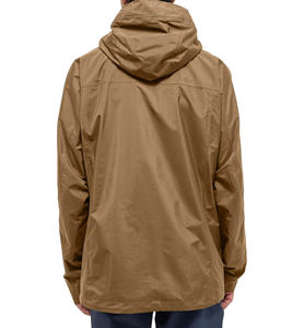Veste d'extérieur respirante et coupe-vent pour hommes Veste de pluie imperméable et légère à capuche avec logo personnalisé - Product Image 2