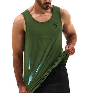 Buyer Choice Men <b>Racer</b> Bone Tank <b>Top</b> Lightweight Material Sleeveless Comfort Fit Made In Pakistan - Product Image 6