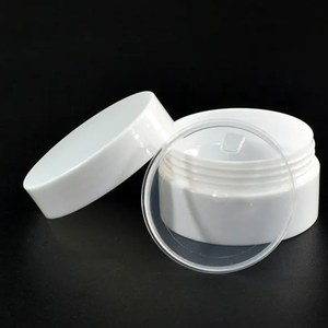 Frascos de plástico PP personalizables con tapa redonda de HDPE de capacidad opcional con patrón a pedido para envases cosméticos - Product Image 2