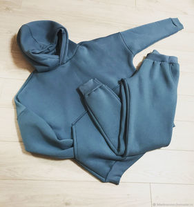 Chándales con logotipo personalizado para hombre, ropa de calle ecológica de peso pesado, conjuntos para hombre, jersey para correr, conjuntos para hombre, forro polar de alta calidad, Unisex - Product Image 3