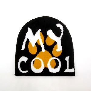 Fabricación personalizada de gorros para Jaquards unisex estilo gráfico sin puños 2025 gorro térmico de invierno Atlético gorros - Product Image 5