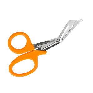 Ciseaux de Bandage chirurgical 7 pouces (18cm) Orange poignée en plastique ciseaux de Bandage pour soins infirmiers ciseaux utilitaires EMT - Product Image 5