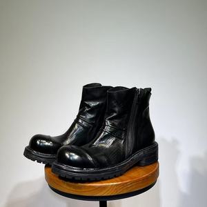 Bottes de travail en cuir pour hommes, avec embout en acier et imperméables, pour la construction et les travaux en extérieur - Product Image 2