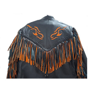 Vestes en Cuir de Cowboy pour Hommes Style Européen Dernière Conception Prix Pas Cher - Product Image 4