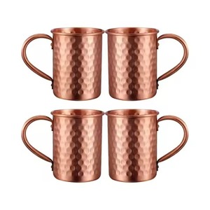 Tasse en céramique de cuivre pur de conception élégante d'ananas faite à la main verres de haute qualité pour l'école à la maison de barre d'hôtel - Product Image 4