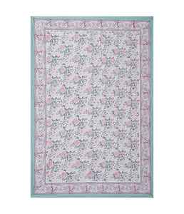 Customized Hand Block Print <b>Table</b> <b>Cover</b> Floral Linen <b>Cloth</b> Made in India for Weddings Parties Manufactured High Quality Cotton - Product Image 3