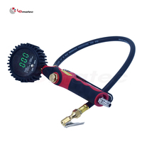 LEMATEC – gonfleur de pneus numérique, rétroéclairage LCD, précision 0.2 PSI, fonction d'arrêt automatique, pour vélos, motos, voitures