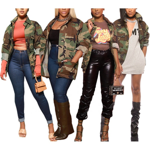 Jean ample pour femmes manteau de style décontracté denim personnalisé femmes bord brut jean veste OEM personnalisé femmes lavage à l'acide veste en jean - Product Image 2