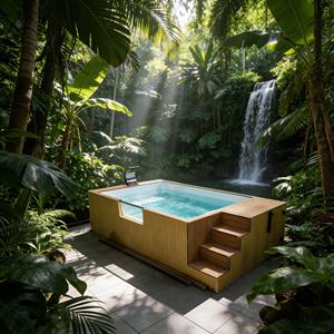 Above Ground Modern <b>Swimming</b> <b>Pool</b> <b>Small</b> Large Mosaic Tiles Piscina Family Fiberglass Garden Prefab Container <b>Swimming</b> <b>Pool</b> - Product Image 1