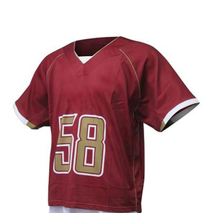 Uniformes de crosse à col en V de haute qualité, vêtements de sport de conception unique - Product Image 3