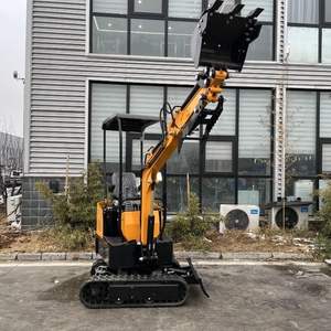 Mini pelle sur chenilles bon marché 1 tonne Yanmar moteur pompe à moteur haute puissance de creusement 3m capacité du godet 1 an de garantie à vendre - Product Image 1