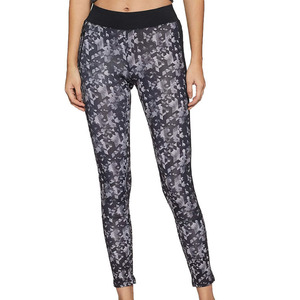 Nouvel arrivage de vêtements de yoga féminins en polyester spandex imprimé par sublimation, legging d'entraînement de course à pied par sublimation pour femmes - Product Image 1