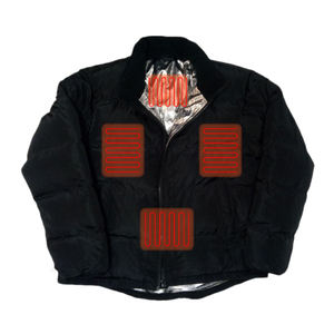 Service OEM, veste chauffante matelassée unisexe de qualité supérieure avec logo personnalisé et plaques chauffantes en fibre de carbone - Product Image 3