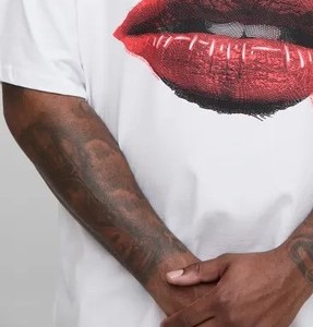 T-shirt pour homme en tricot à imprimé numérique de style classique, anti-froissement, respirant, écologique, vente chaude, coupe classique - Product Image 5