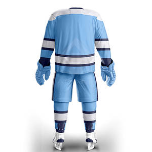 Conjuntos de hockey sobre hielo con logotipo personalizado y precio al por mayor, uniformes deportivos de equipo a la moda - Product Image 3