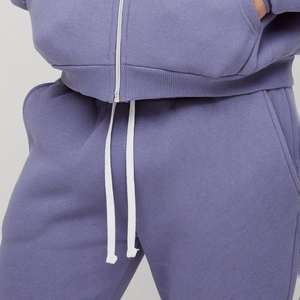 กางเกงกีฬาขายาวสำหรับผู้ชายกางเกงวิ่งผ้าฝ้าย100% เอวปรับได้สำหรับการฝึกออกกำลังกายในยิมและเครื่องแต่งกายแนวสตรีทสไตล์ลำลอง - Product Image 2