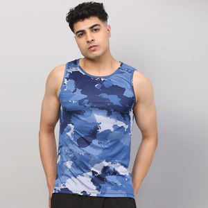 เสื้อกล้ามถักแบบซับลิเมชั่นขายส่ง โรงงานรับผลิตแบบ OEM แบรนด์ส่วนตัว เสื้อผ้าสตรีทแวร์ทันสมัย 100% โพลีเอสเตอร์ สัมผัสนุ่ม แห้งเร็ว - Product Image 1