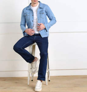 Top Quality Fashion Denim Men's Jackets Good Looking High Demanded Pakistan Made Men Denim Jackets with Custom Color and logo - Product Image 6