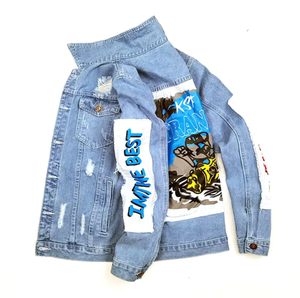 Service OEM Veste en jean d'hiver vintage pour homme à manches longues et à séchage rapide Meilleur vendeur avec logo personnalisé - Product Image 6