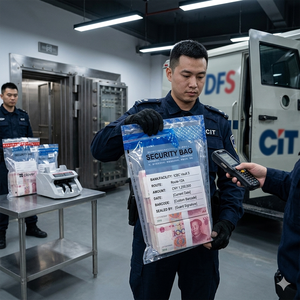 Bolsas de Depósito Bancario a Prueba de Manipulación con Números de <span class=keywords><strong>Serie</strong></span> Secuenciales, Bolsas de Seguridad Coextruidas para Transporte de Efectivo y Valores - Product Image 5