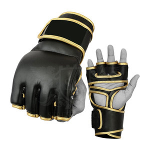 Pakistan Made Breathable <b>Cheap</b> Price High Quality MMA Gloves Comfortable Leather MMA Glove for Unisex - Product Image 2