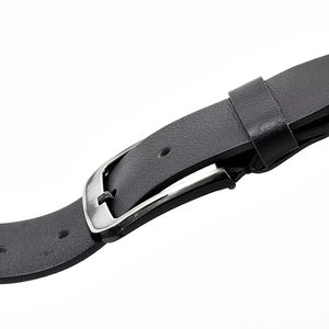 Cinturones formales de piel de vaca auténtica para hombre, impermeables, ligeros, de 3,5 cm de ancho, al por mayor - Product Image 2