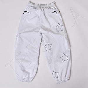 OEM venta al por mayor de invierno Unisex impermeable a prueba de viento transpirable pantalón de esquí con cremallera de alto poliéster forro de nailon bolsillo duradero - Product Image 1