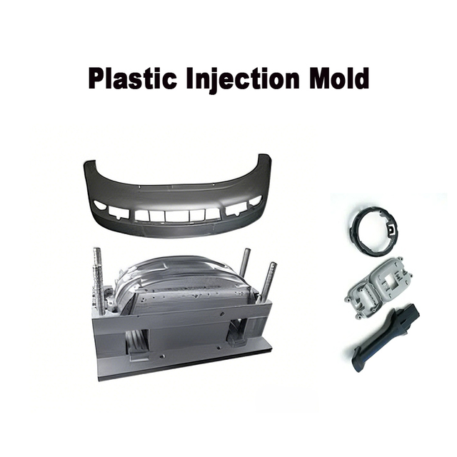 Custom Injection Mold Plastic Parts for Automotive Bumper High Precision Abs Pc Tpu Enclosures Mould Factory Direct Supplier