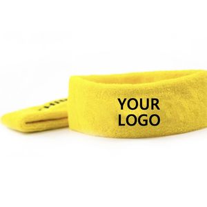 Ensemble de serviettes de sport, bandeaux et bracelets en coton avec logo brodé personnalisé – Vente en gros - Product Image 3