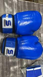 ถุงมือฝึกซ้อมหนังพรีเมียมพร้อมสายรัดข้อมือปรับได้และแบบสวมสำหรับฝึกซ้อมมวย - Product Image 4