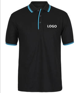 เสื้อโปโลมีปกลายทางเสื้อโปโลแขนสั้นของผู้ชายเสื้อกอล์ฟ - Product Image 2