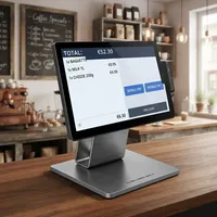 Terminal de point de vente Android Longfly, caisse enregistreuse, écran tactile capacitif, processeur Intel I3, 1366x768, Wi-Fi 6, Bluetooth 5.2, modèle noir S1