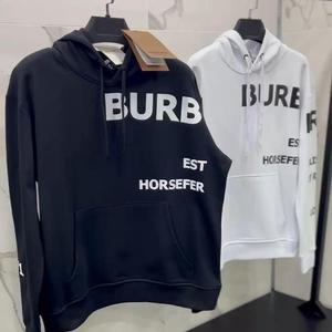 Plain Heavyweight Pullover Negro Oversized 100% Algodón Sudaderas con capucha Hombres Streetwear Sudaderas con capucha Sudaderas Ropa Stock - Product Image 3