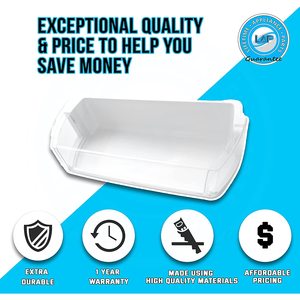 Protector del compartimento derecho de la puerta del refrigerador Samsung (DA63-02832A) - Plástico doméstico nuevo, manual - Product Image 6