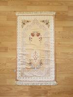 Tapis de prière musulman en coton turc, fabriqué à la machine, durable, antimicrobien, lavable, motif original pour les voyages, le camping, la maison et la voiture