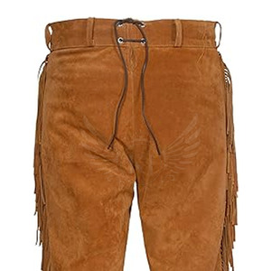 Wholesale Cheap Price Leather <b>Pants</b> Water Proof Breathable Suede Suede Leather <b>Pant</b> for Adults - Product Image 5