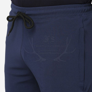 กางเกงขาสั้นออกกำลังกายของผู้ชายขายดีเสื้อ100% ผ้าฝ้ายแห้งเร็วลำลองสีพื้นระบายอากาศได้ดี - Product Image 6