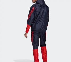 ชุดกันลมไซส์พิเศษสำหรับผู้ชายเซตซิปรูดผ้าโพลีเอสเตอร์ผ้าสแปนเด็กซ์ลายพื้นมีคุณสมบัติกันลมมาใหม่ชุดกันลม - Product Image 2