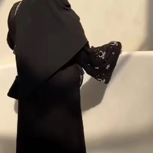 Women's Elegant Modest Hand Embroidered CutWork <b>Abayas</b> Formal Dubai-Style Dresses Breathable Traditional Muslim Clothing - Product Image 1