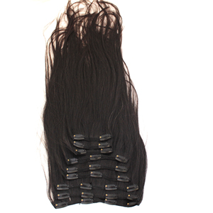 Transformez votre look sans effort avec une pince à cheveux humains en extensions, offrant un mélange sans couture, une brillance naturelle et une légèreté - Product Image 5