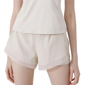 Nuevos pantalones cortos elegantes al por mayor para mujer 100% pantalones cortos de algodón orgánico para mujer Pantalones cortos casuales transpirables de alta calidad - Product Image 1