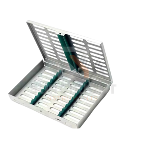 Surgiright Juego de 10 Casetes de Esterilización en Autoclave Alemán Premium Caja de Estante Autoclave Eléctrico para 10 Instrumentos Quirúrgicos - Product Image 2